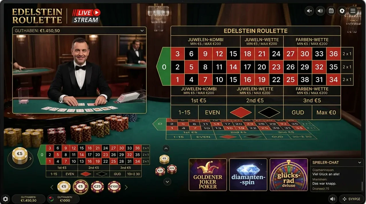 Live Casino im ViperWin